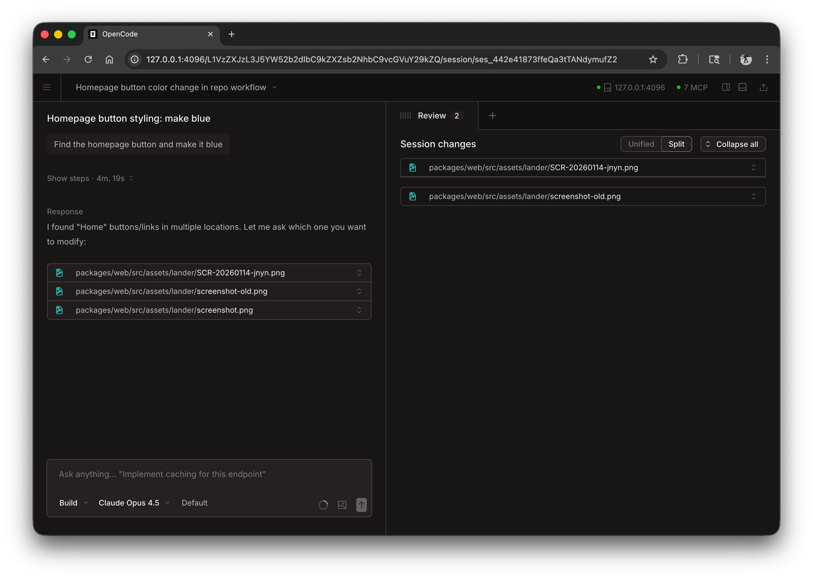 OpenSploit Web - Active Session